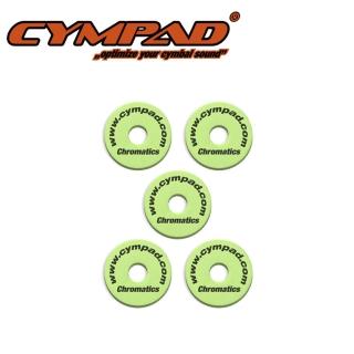 【CYMPAD】CS15/5G 銅鈸毛氈 綠色五入款(原廠公司貨 商品品質有保障)