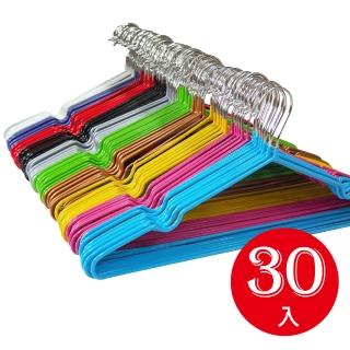 防滑塑料浸塑 防滑塗層奈米衣架 30入