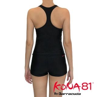 【Barracuda 巴洛酷達】KONA81挖背抗UV兩件式泳裝(Y型閉合後背造型和修身曲線設計)