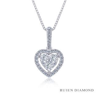 【RUIEN DIAMOND 瑞恩鑽石】輕珠寶系列 30分 鑽石(14K白金 鑽石項鍊)