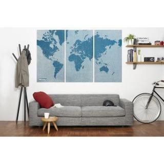 【Palomar】 拼世界地圖 特大號 藍色(旅行/掛布/掛飾/壁貼)