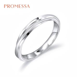 【點睛品】Promessa 流轉造型 18K金情侶結婚戒指(男戒)