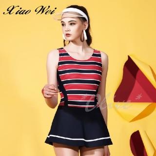 【蘋果牌】時尚流行連身裙泳裝(NO.107436)