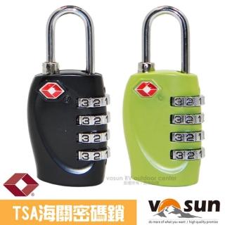 【VOSUN】鎖匠 TSA高強度鋅合金行李箱背包安全密碼鎖_4碼.海關鎖.防盜鎖.鋼絲繩旅行掛鎖(TSA330_2入)