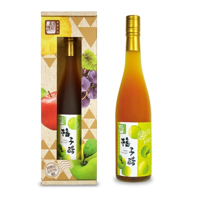 【醋桶子】三年熟成單入禮盒-梅子醋(600ml/瓶)