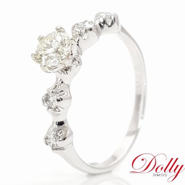 DOLLY【DOLLY】求婚戒 0.30克拉完美車工 14K金鑽石戒指(021)