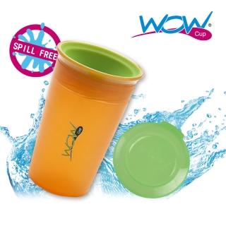 【Wow cup】美國WOW Cup Kids 360度透明喝水杯(橘色)