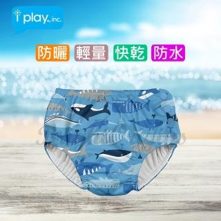 【美國 i play】寶寶泳褲/戲水免穿尿布 - 藍鯨聯盟