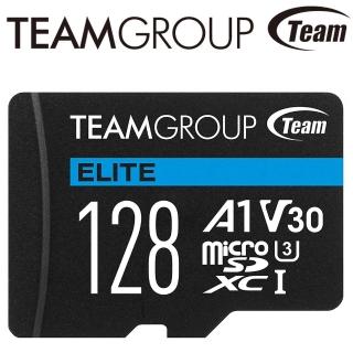 【Team 十銓】128GB microSDXC TF UHS-I U3 C10 記憶卡(最高讀取：100MB/s)