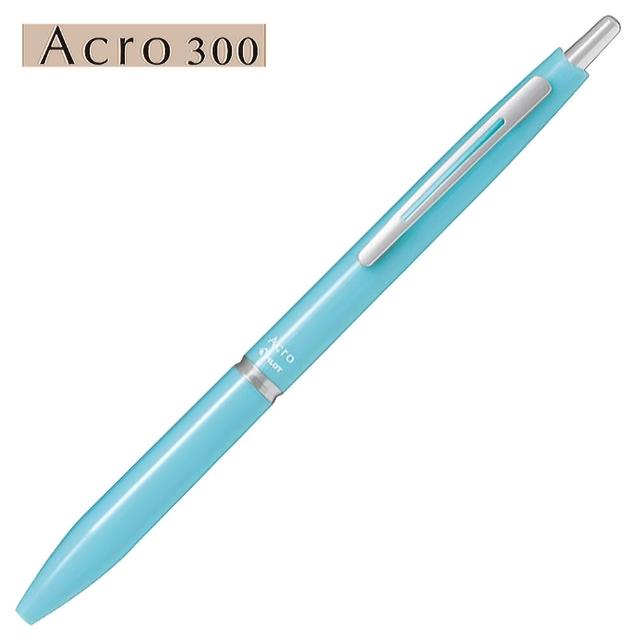 【PILOT百樂】BAC-30EF-SL Acro300輕油筆(粉藍桿)