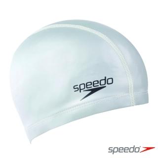 【SPEEDO】成人 合成泳帽 Ultra Pace(銀)