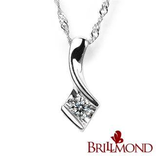 【BRILLMOND JEWELRY】真情流露10分真鑽墜(10分天然美鑽)