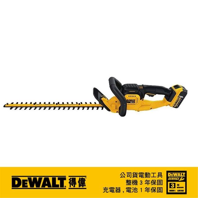 DEWALT 得偉【DEWALT 得偉】20V Max*18V 鋰電無22英吋 籬笆剪(DCHT820P1)