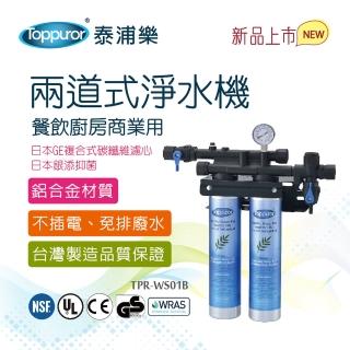 【Toppuror 泰浦樂】商用兩道餐飲廚房淨水機(TPR-WS01B)
