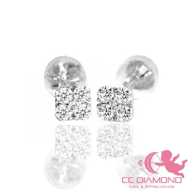 CC Diamond【CC Diamond】日本進口*天然鑽石耳環*(日本進口)