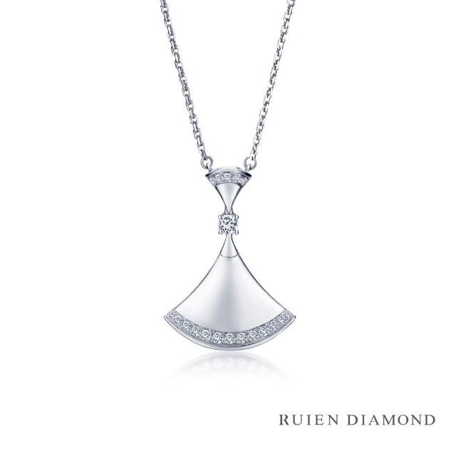 RUIEN DIAMOND 瑞恩鑽石【RUIEN DIAMOND 瑞恩鑽石】輕珠寶系列 9分 鑽石項鍊(18K金)