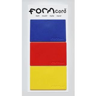 【FORMcard】英國多功能萬能隨身塑形修補卡塑型凝土 - 紅／藍／黃(買一送一)
