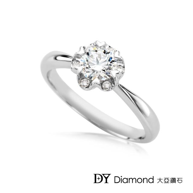 DY Diamond 大亞鑽石【DY Diamond 大亞鑽石】18K金 0.30克拉 D/VS1 花形時尚鑽石女戒