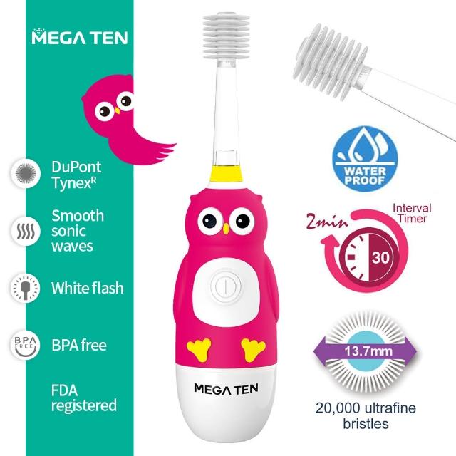 【日本Mega Ten】幼童/兒童360電動牙刷(9款可選)