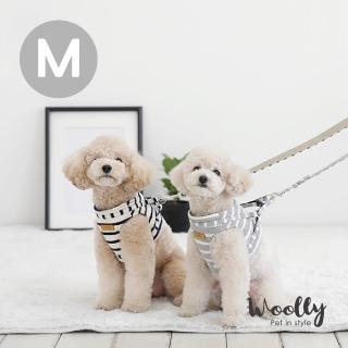 【Woolly】韓系狗狗胸背帶-附牽繩 M(胸背帶/牽繩)