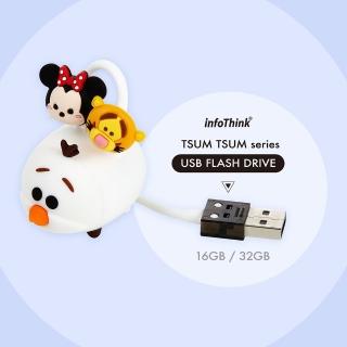 【InfoThink】TSUM TSUM 公仔吊飾隨身碟16GB(雪寶)