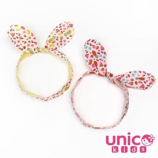 【UNICO】韓版 兒童可愛圖案造型兔耳朵髮帶(配件)
