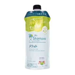 6062493 OL 【Kao 花王】merit 弱酸性無矽靈植物洗髮精 補充包 340ml