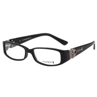 【PLAYBOY】時尚光學眼鏡PB85182(黑色)