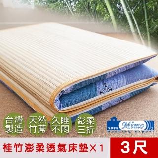 【米夢家居】台灣製造-外宿熱賣四季通用-熱烘棉床墊(單人3尺)