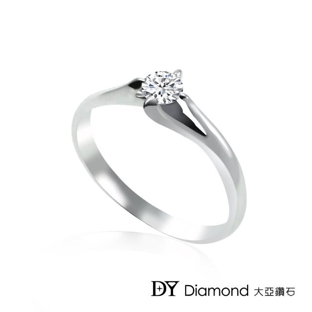 DY Diamond 大亞鑽石【DY Diamond 大亞鑽石】18K金 0.20克拉 經典鑽石女戒