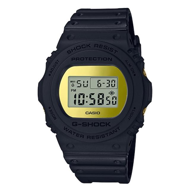 【CASIO 卡西歐】CASIO 卡西歐 G-SHOCK 35周年 MIRROR限量到貨(DW-5700BBMB-1)