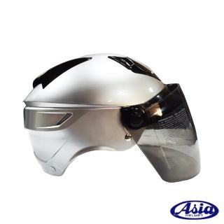 【ASIA】A-613螺絲款_半罩式安全帽(銀)