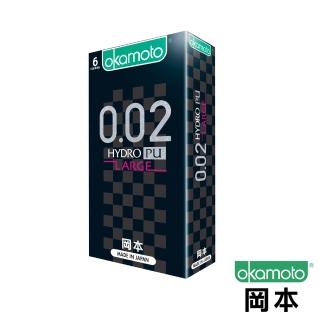 【okamoto 岡本】002L 水感勁薄(6入/盒)