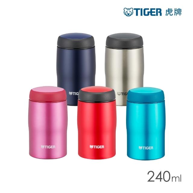 【TIGER虎牌_日本製】廣口_不鏽鋼真空保溫瓶 240ml(MJA-B024)