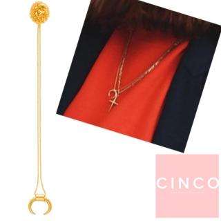 【CINCO】葡萄牙精品 CINCO Mini shout necklace 24K金新月項鍊 迷你款(925純銀)