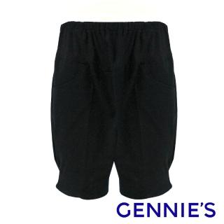 【Gennies 奇妮】鄰家女孩甜美棉質短褲(黑G4260)