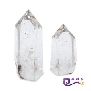 【鑫運來】開運能量白水晶柱(買一送一 L)