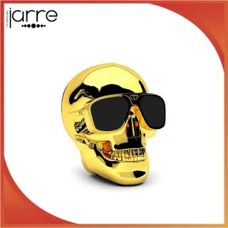 【Jarre】AeroSkull HD 骷髏頭 高音質無線藍牙喇叭(金/黑)