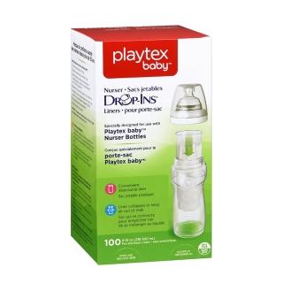 【美國Playtex】拋棄式替換袋100入 237ML-296ML/8oz-10oz(Made In USA)