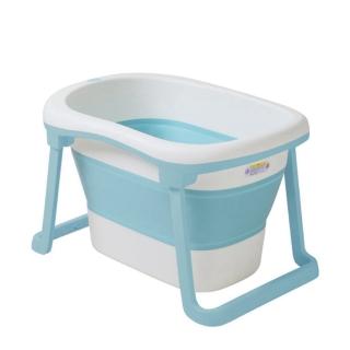 【babyhood】蒂尼折疊浴桶(贈專用排水管 浴凳)