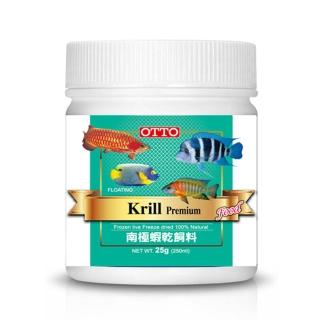 【OTTO奧圖】南極蝦乾飼料-25g(補充營養同時揚色)