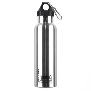 【犀牛RHINO】Vacuum Bottle雙層不鏽鋼保溫水壺600ml(原色)