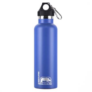 【犀牛RHINO】Vacuum Bottle雙層不鏽鋼保溫水壺750ml(莓藍)