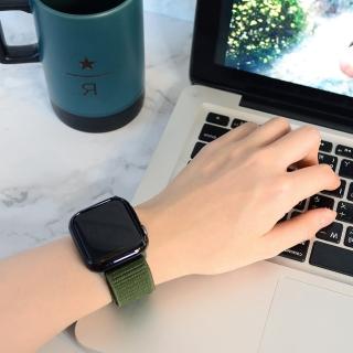 【吉米3C】Apple Watch S6/SE/5/4  42mm/44mm 尼龍迴環式錶帶(18色任選)