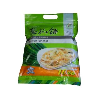 【三星農會】1+1 三星翠玉蔥抓餅-1400g-10片-包(3包一組  共6包)