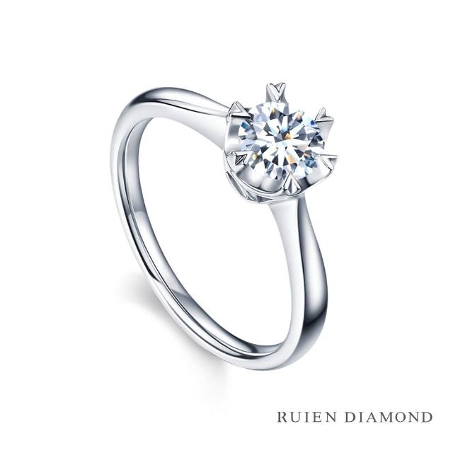 【RUIEN DIAMOND 瑞恩鑽石】GIA50分 D VVS1 3EX(18K白金 心之舞 鑽石婚戒)