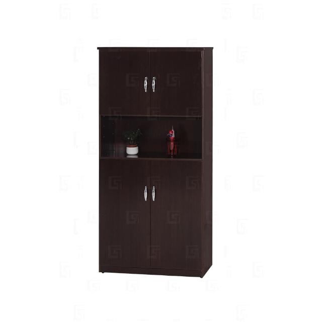 【艾蜜莉的家】2.7尺塑鋼四門鞋櫃(緩衝油壓門片)