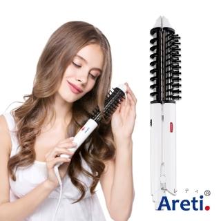 【日本Areti Clarity】3way多功能溫控電棒捲梳(黑/粉紅 兩色任選)