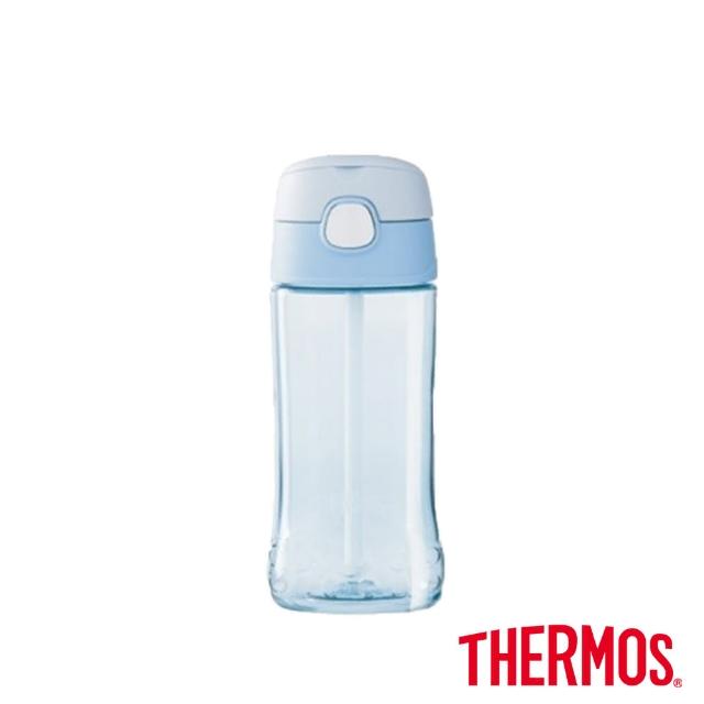 【THERMOS 膳魔師】買1送1_彈蓋吸管瓶兒童瓶450ml(F4011T)