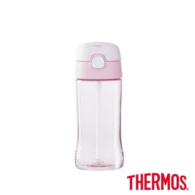 【THERMOS 膳魔師】買1送1_彈蓋吸管瓶兒童瓶450ml(F4011T)